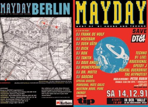 1991 Mayday I berlin flyer-front